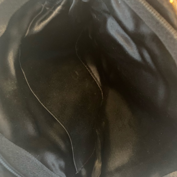 Vintage design black beaded crossbody ladies bag LNWOT +++ - Picture 8 of 9